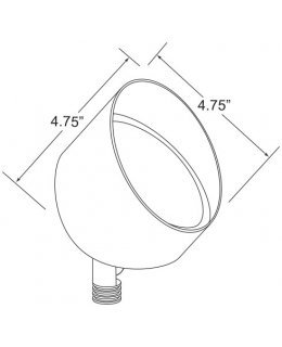 Encore LEDBL-32-LED-17W Uplight Area Light